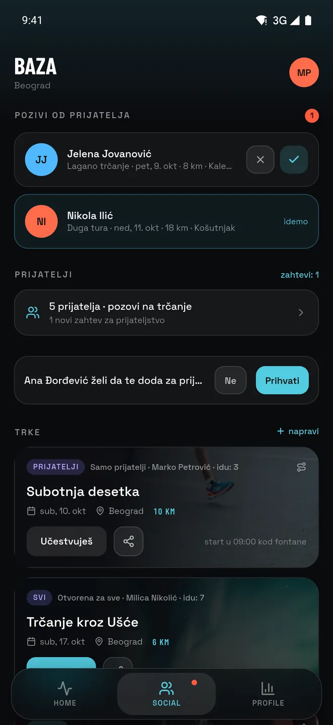 Prijatelji i trke